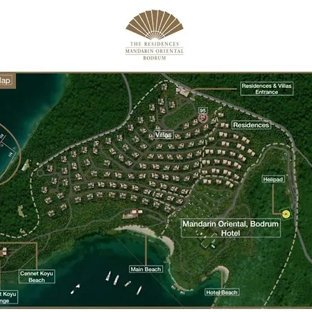 Vilă Mandarin Oriental Bodrum Luxury - 9 Bedroom Göltürkbükü